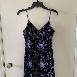 Blue Loft Floral Dress - image 1